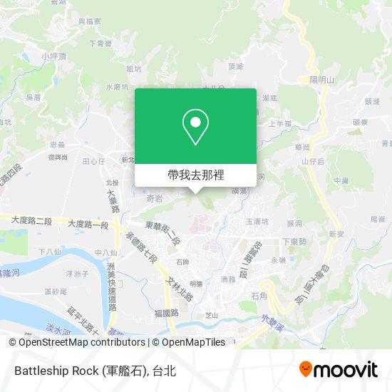 Battleship Rock (軍艦石)地圖