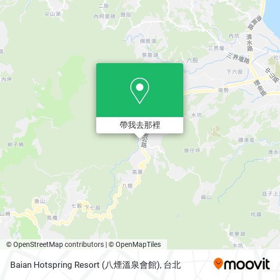 Baian Hotspring Resort (八煙溫泉會館)地圖
