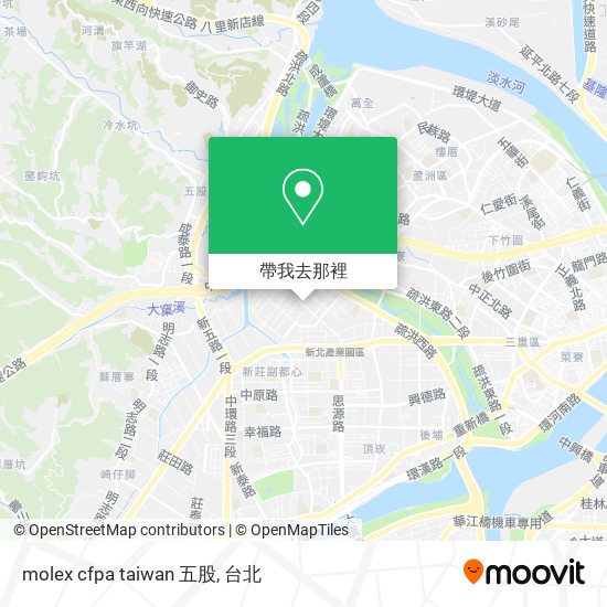 molex cfpa taiwan 五股地圖