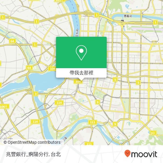 兆豐銀行_痾陽分行地圖