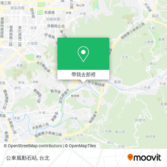 公車風動石站地圖