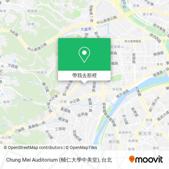 Chung Mei Auditorium (輔仁大學中美堂)地圖