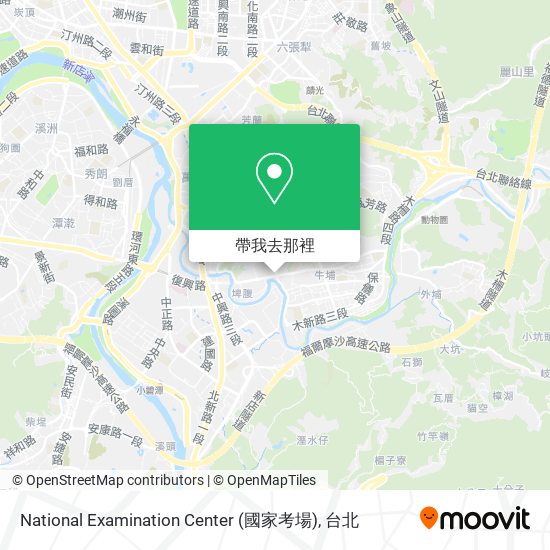 National Examination Center (國家考場)地圖