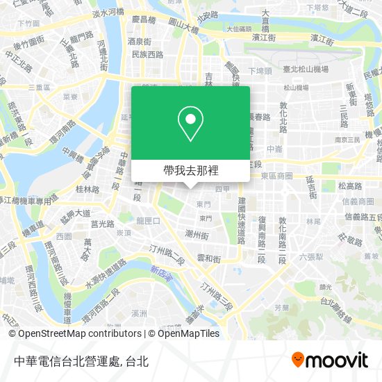 中華電信台北營運處地圖
