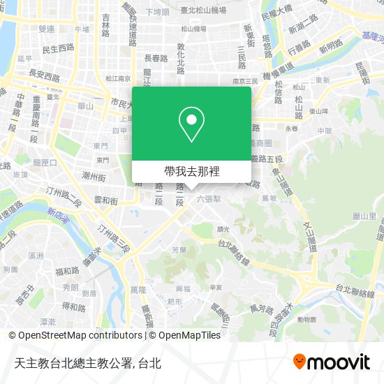 天主教台北總主教公署地圖