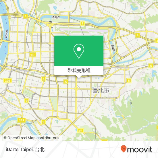 iDarts Taipei地圖
