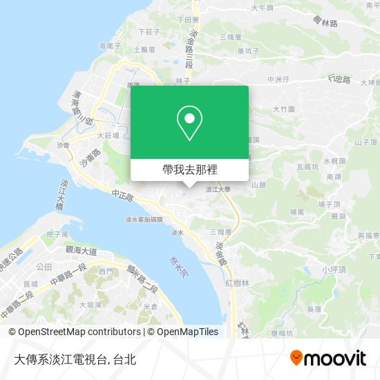 大傳系淡江電視台地圖