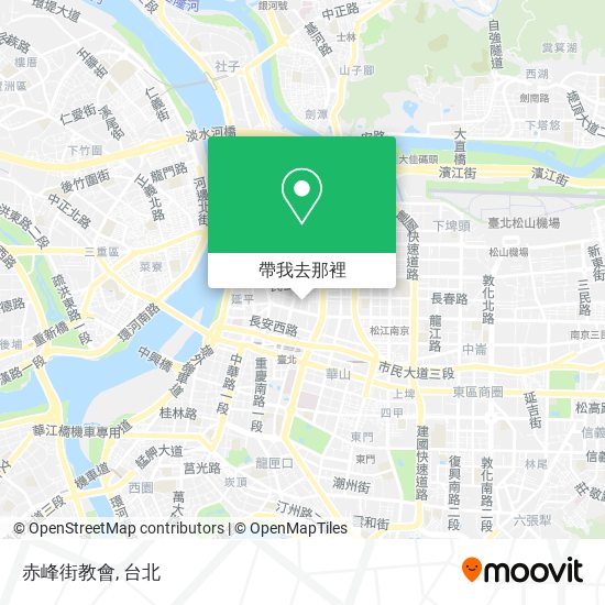 赤峰街教會地圖