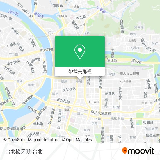 台北協天殿地圖