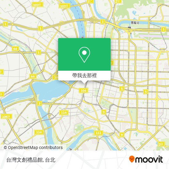 台灣文創禮品館地圖