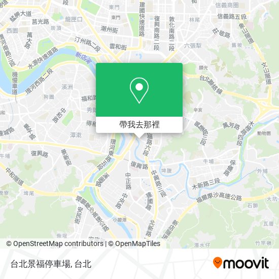 台北景福停車場地圖