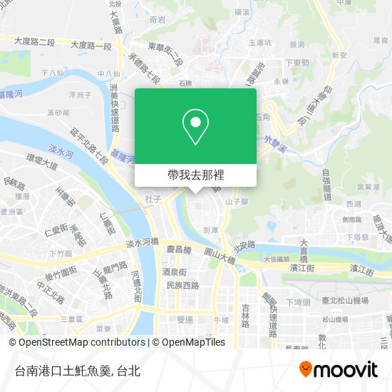 台南港口土魠魚羹地圖