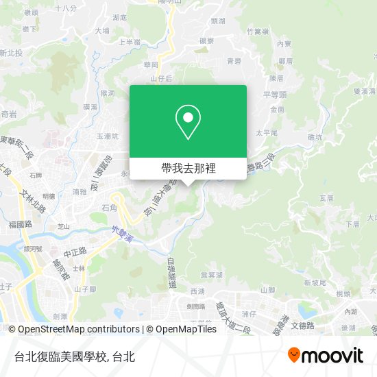 台北復臨美國學校地圖