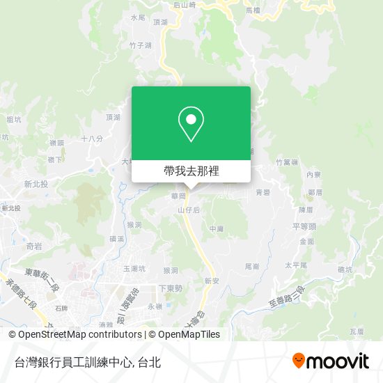 台灣銀行員工訓練中心地圖