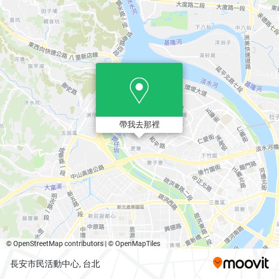 長安市民活動中心地圖