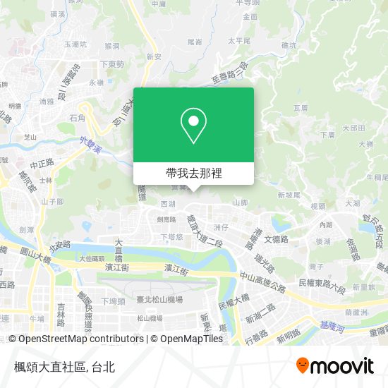 楓頌大直社區地圖