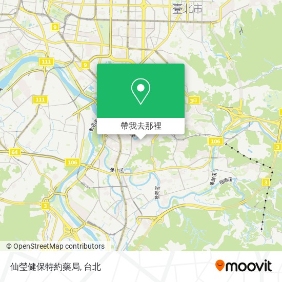 仙瑩健保特約藥局地圖