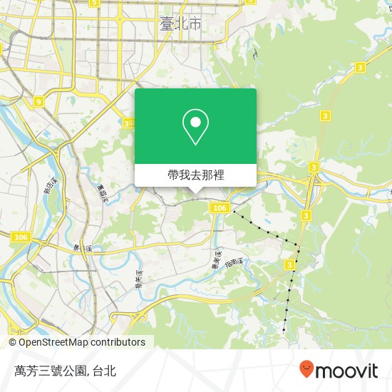 萬芳三號公園地圖