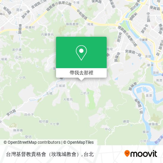 台灣基督教貴格會（玫瑰城教會）地圖
