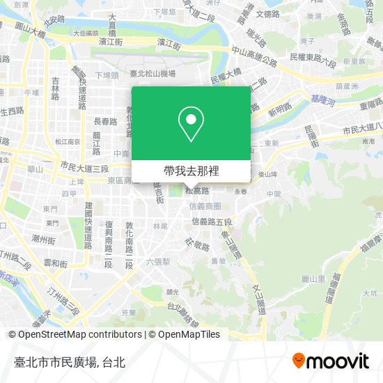 臺北市市民廣場地圖