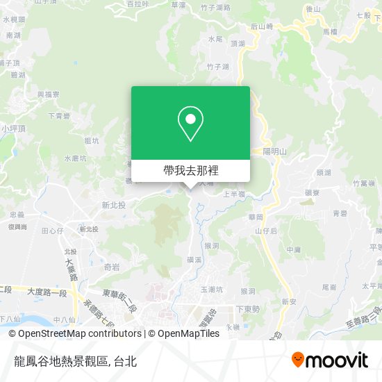 龍鳳谷地熱景觀區地圖