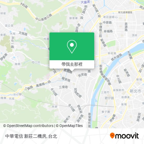 中華電信 新莊二機房地圖