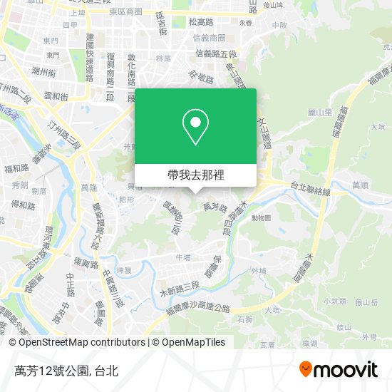 萬芳12號公園地圖
