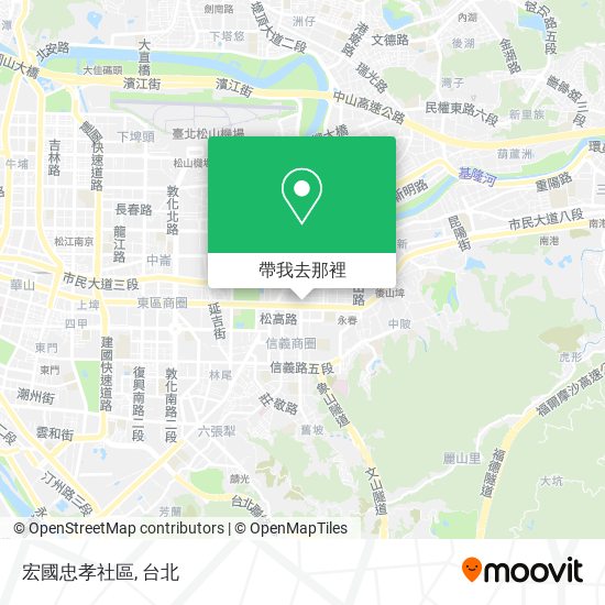 宏國忠孝社區地圖