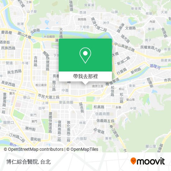 博仁綜合醫院地圖