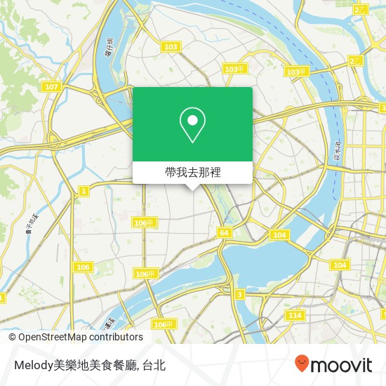 Melody美樂地美食餐廳地圖