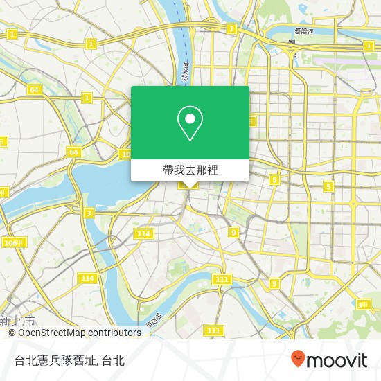 台北憲兵隊舊址地圖