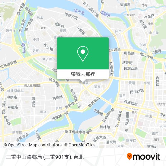 三重中山路郵局 (三重901支)地圖
