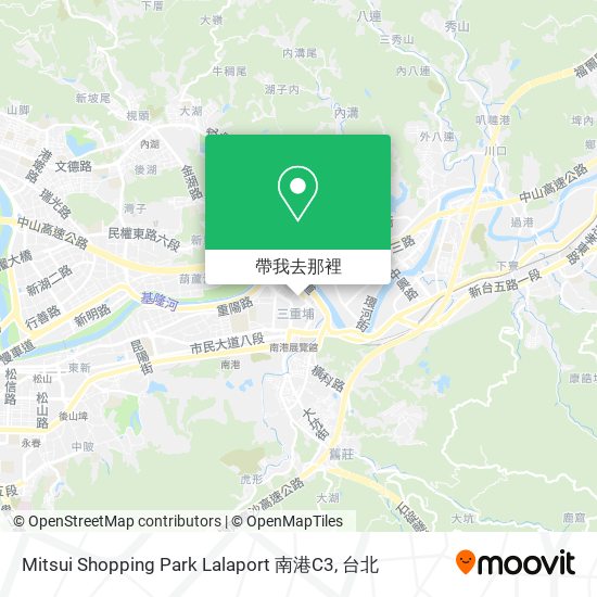 Mitsui Shopping Park Lalaport 南港C3地圖
