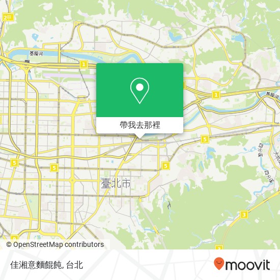 佳湘意麵餛飩地圖