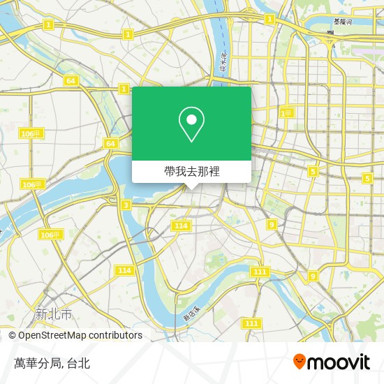 萬華分局地圖