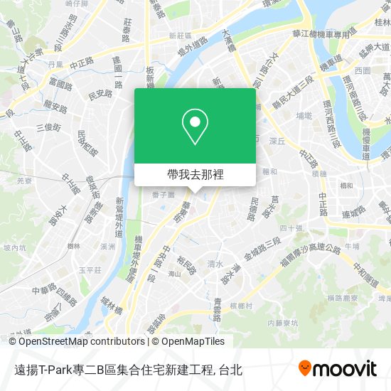 遠揚T-Park專二B區集合住宅新建工程地圖