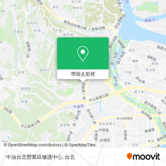 中油台北營業區修護中心地圖
