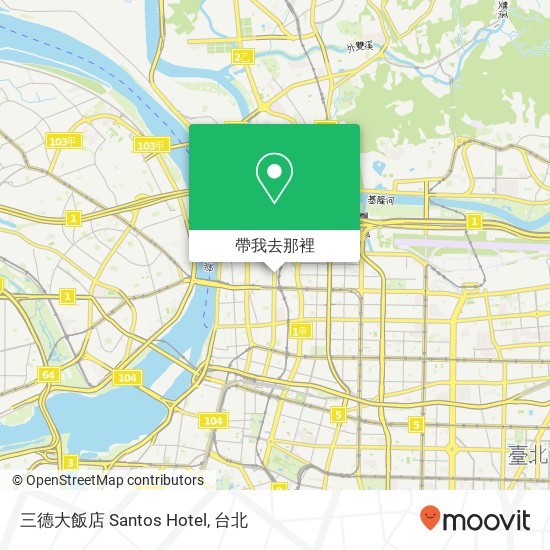 三德大飯店 Santos Hotel地圖