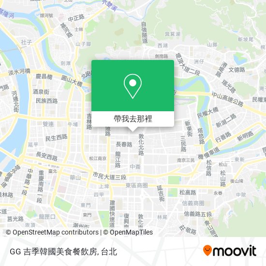 GG 吉季韓國美食餐飲房地圖