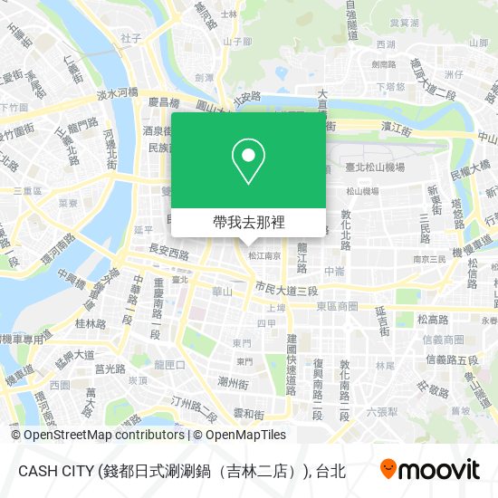 CASH CITY (錢都日式涮涮鍋（吉林二店）)地圖