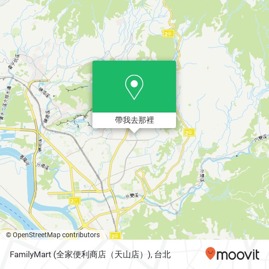 FamilyMart (全家便利商店（天山店）)地圖