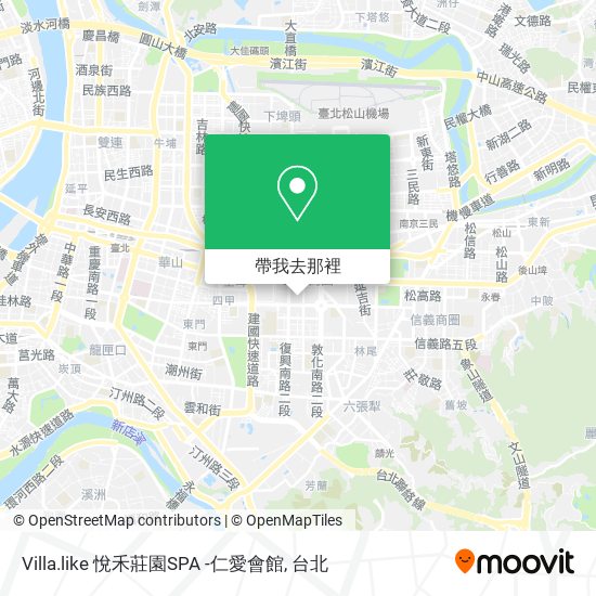 Villa.like 悅禾莊園SPA -仁愛會館地圖