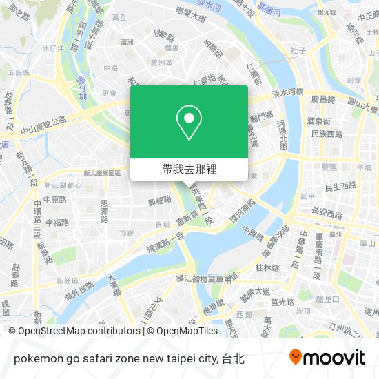 pokemon go safari zone new taipei city地圖