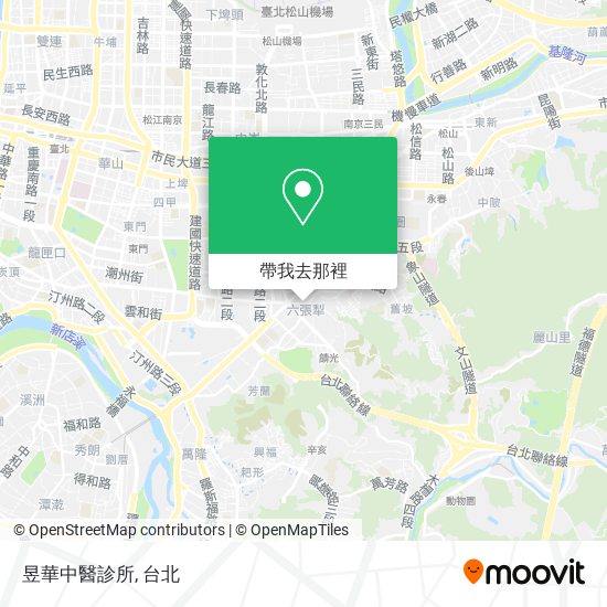 昱華中醫診所地圖