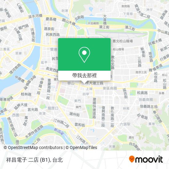 祥昌電子 二店 (B1)地圖