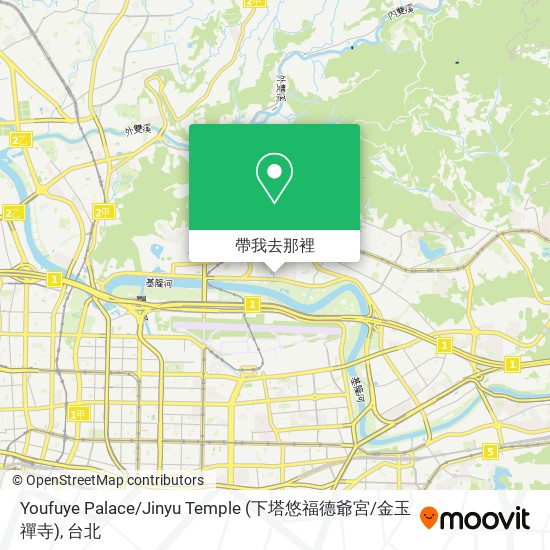 Youfuye Palace / Jinyu Temple (下塔悠福德爺宮 / 金玉禪寺)地圖
