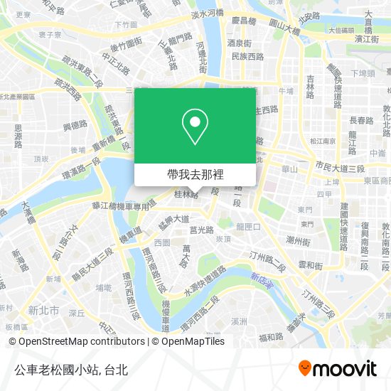 公車老松國小站地圖