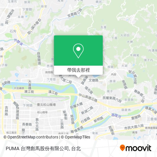 PUMA 台灣彪馬股份有限公司地圖