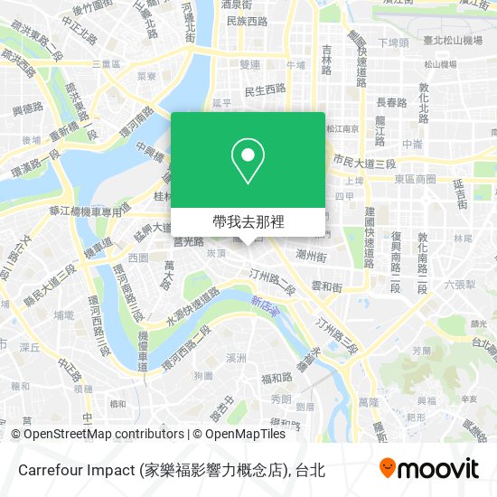 Carrefour Impact (家樂福影響力概念店)地圖