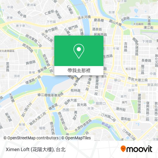 Ximen Loft (花陽大樓)地圖